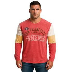 San Francisco SF 49ers NFL XXL Graphic Tee Long Sleeve T-shirt Football Team Fan